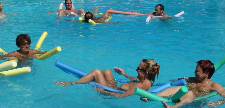 Stay Fit with Aquagym on Your Naturist Holiday