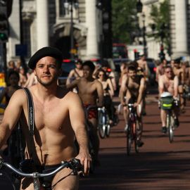 What is the 'World naked bike ride'? 